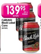 Carling Black Label Cans-24 x 330ml