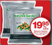 Nature's Garden Mixed Vegetables/Country Mix-1kg Each