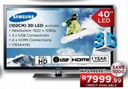 Samsung (102cm) 3D LED-40" (40D6000)