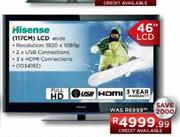 Hisense (117cm) LCD-46" (46V86)