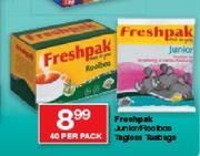 Freshpak Junior Rooibos Tagless Teabags-40 Per Pack