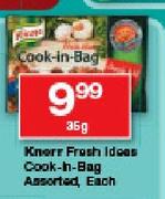 Knorr Fresh Idoos Cook-In-Bag Assorted-35g Each