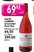 Haute Cabriere Unwooded Pinot Noir-1X750ml