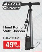 Auto Kraft Hand Pump With Booster-Each