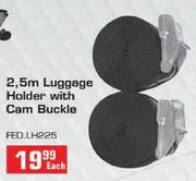 Auto Kraft 2.5m Luggage Holder With Cam Buckle-Each