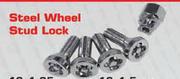 Steel Wheel Stud Lock-Per Set