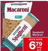 Spaghetti/Macaroni-500g Elk
