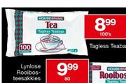 House Brand Tagless Teabag-100's 