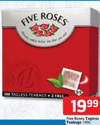 Five Roses Tagless Teabags-100's Per Pack