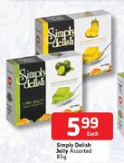 Simply Delish Jelly Assorted-85g Each