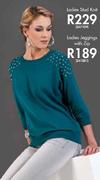 Ladies Jeggings With Zip