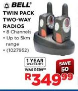  BELL Twin Pack Two-Way Radios