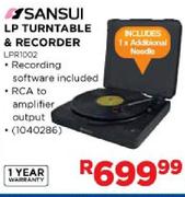  SANSUI LP TURNTABLE & RECORDER(LPR1002)