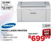 Samsung Mono Laser Printer(ML216D)