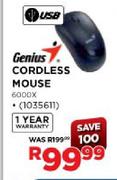 GENIUS Cordless Mouse 6000X(1035611)