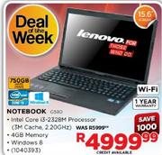 LENEVO NOTEBOOK 15.6"(1040393) 
