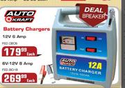 Auto Kraft Battery Charges 12V 6 Amp Each