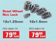 Steel Wheel Nut Lock-12x1.25mm Each