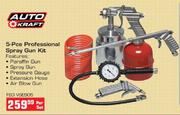 Auto Kraft M5-Pce Professional Spray Gun Kit