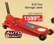 Auto Kraft 3.5 Ton Garage Jack(FED.VJ3500T)-Each