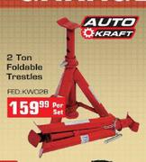 Auto Kraft 2 Ton Foldable Trestles(FED.KW028B)-Per Set