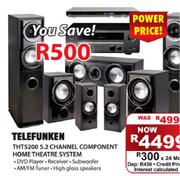 Telefunken THT5200 5.2 Channel Component Home Theatre System