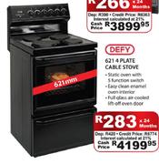 Defy 621 4 Plate Cable Stove