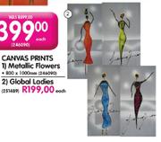 Canvas Prints Global Ladies Each
