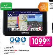 Garmin Nuvi 40 GPS plus Lifetime Maps