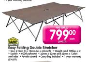 Camp Master Easy Folding Double Stretcher-Each