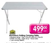 Camp Master Aluminium Folding Camping Table-Each