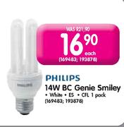 Philips 14W BC Genie Smiley Each