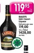 Baileys Lrish Cream Liqueur-1 x 750ml