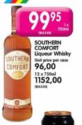 Southern Comfort Liqueur Whisky-1 x 750ml