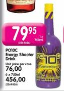PO10c Energy Shooter Drink-Unit Price Per Case 