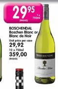Boschendal Boschen Blanc Or Blanc De Noir-Unit Price Per Case 