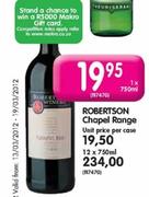 Robertson Chapel Range-1 X 750ml