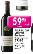 Fleur DU Cap Cabernet Sauvignon-Unit Price Per Case 