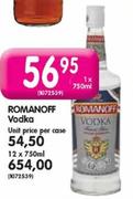Romanoff Vodka-12 x 750ml