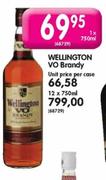 Wellington Vo Brandy-12 x 750ml