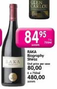 Raka Biography Shiraz-1 x 750ml