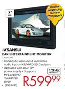 Sansui Car Entertainment Monitor-7"(CAVM1000)