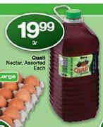 Quail Nectar Assorted-3Ltr Each