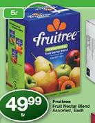 Fruitree Fruit Nectar Blend Assorted-5Ltr Each 