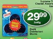 Duck Disinfectant Blocks-3X45g