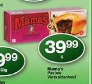 Mama's Pasteie Verskeidenheid-6 Per Pack