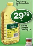 Crown Blended Cooking Oil-2Ltr