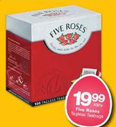 Five Roses Tagless Teabags-100 Per Pack