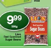 Lion Red Speckled Sugar Beans-500g