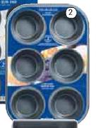 Primaries 6 Cup Giant Muffin Pan-Each